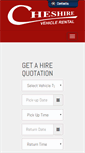 Mobile Screenshot of cheshirevehiclerental.co.uk